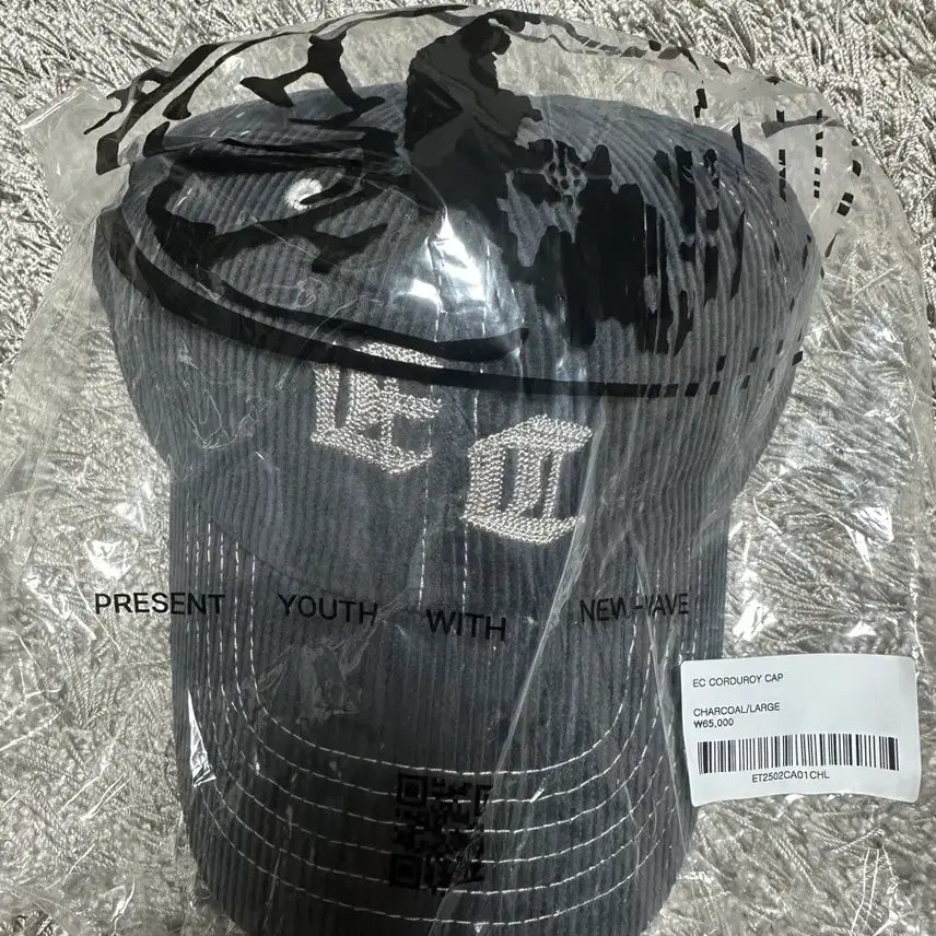 [BUNJANG] etce Corduroy Ball Cap Charcoal / [L] etce ec 코듀로이 볼캡 챠콜