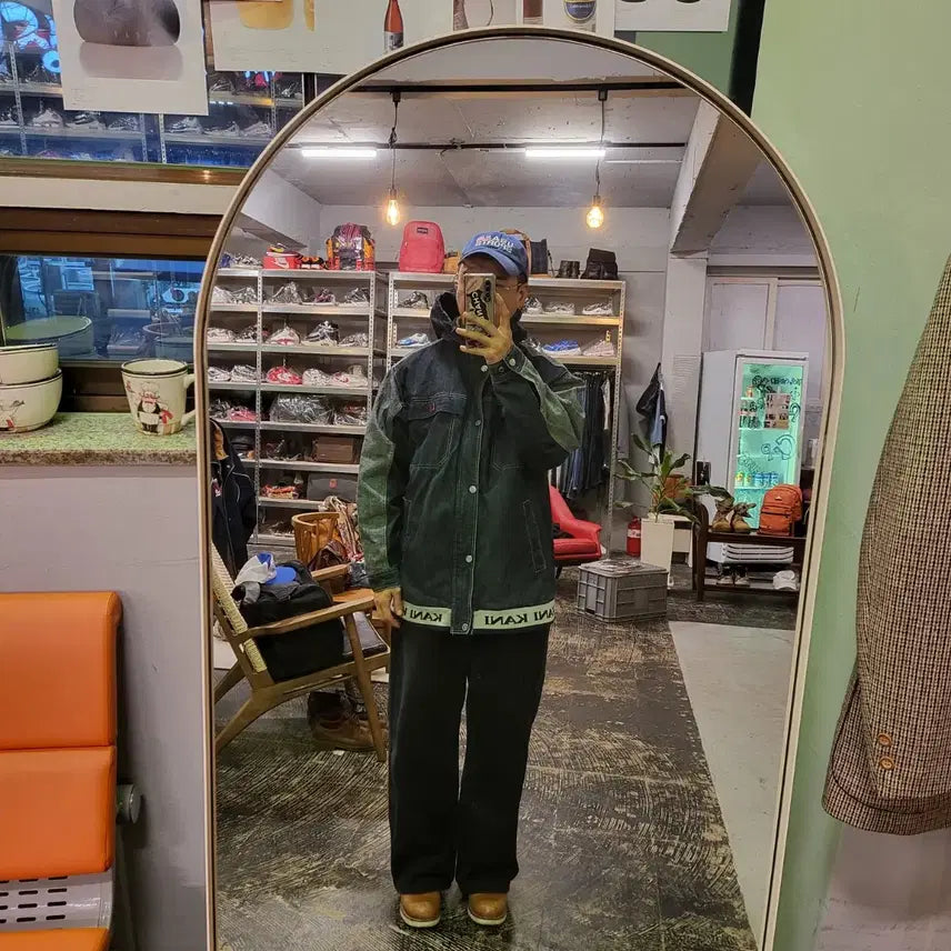 [BUNJANG] Kahl Kani Hoodie Denim Jacket (L) / 칼 카니 후드 데님 자켓 (L)