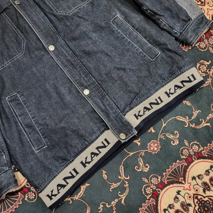 [BUNJANG] Kahl Kani Hoodie Denim Jacket (L) / 칼 카니 후드 데님 자켓 (L)