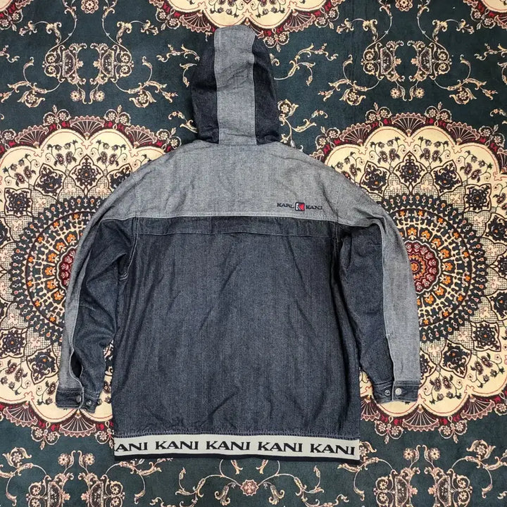 [BUNJANG] Kahl Kani Hoodie Denim Jacket (L) / 칼 카니 후드 데님 자켓 (L)