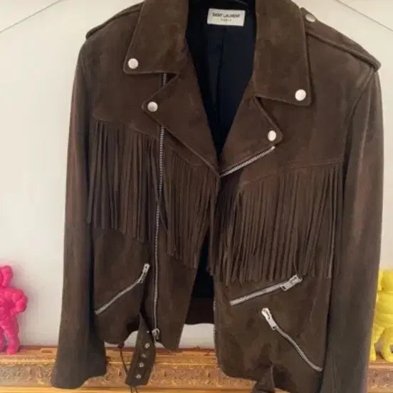 [BUNJANG] Hyun Bin Saint Laurent by Hedi Slimane Rider Jacket / 생로랑 에디슬리만 현빈 라이더 자켓