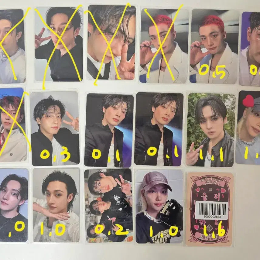스트레이키즈 포토카드일괄