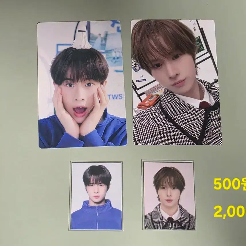 투어스 경민 42클럽 포카&증명사진