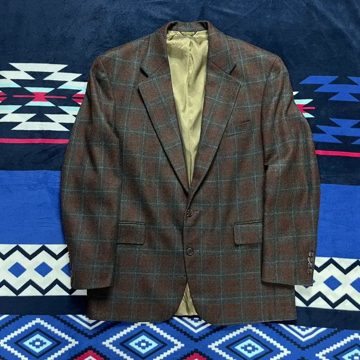 [BUNJANG] Palm Beach Wool Check Vintage Jacket / Palm Beach 울 체크 빈티지 자켓 (실측확인)