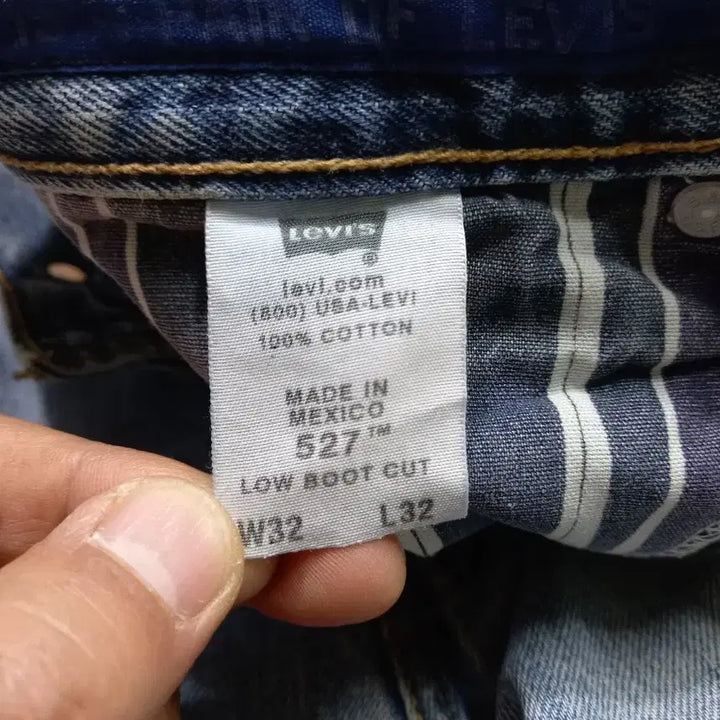 [BUNJANG] Levi's 527 Straight Jeans - Light Wash / 32 07's 리바이스527 Mexico 일자진 연청 32-314