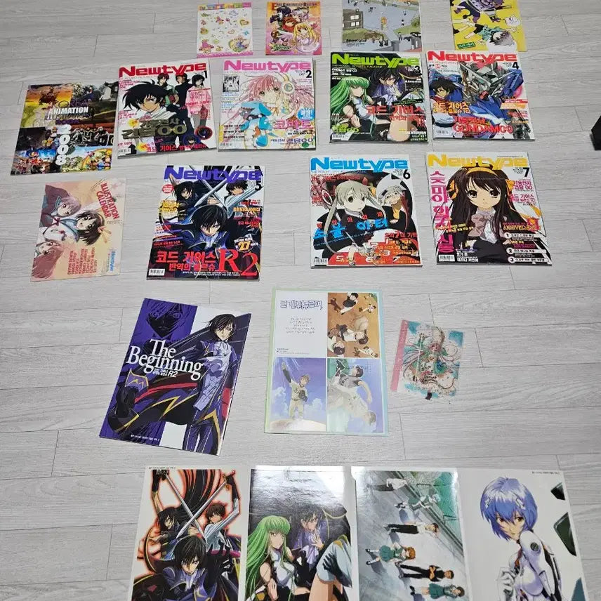 [BUNJANG] Newtype 2008 Jan-Jul 7 Issues / 뉴타입 08년 1~7월 총 7권
