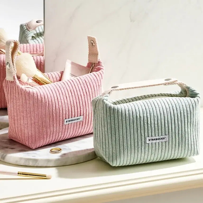 [BUNJANG] Starbucks Corduroy Pouch / 스타벅스 코듀로이 파우치