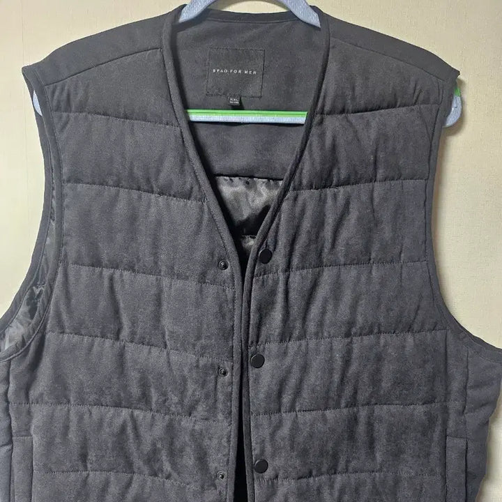 [BUNJANG] SPAO Men's Lightweight Padded Vest Black / SPAO 남성 경량 패딩 조끼 110호 블랙