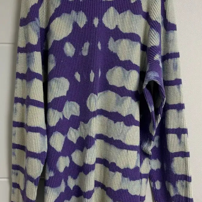 [BUNJANG] Unused Tie-dye Thermal Waffle Long Sleeve / 4) unused 언유즈드 타이다이 써멀 와플 롱슬리브