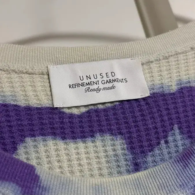 [BUNJANG] Unused Tie-dye Thermal Waffle Long Sleeve / 4) unused 언유즈드 타이다이 써멀 와플 롱슬리브