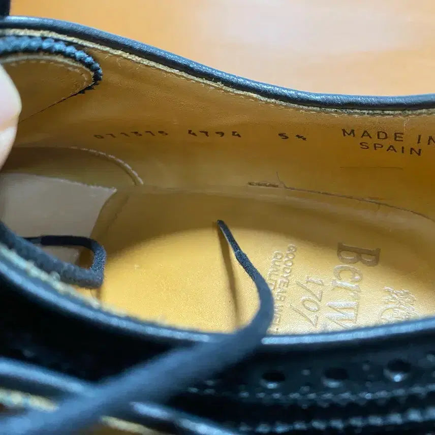 [BUNJANG] Berwick 4794 234 Wingtip Shoes UK 5.5 / 버윅 4794 234 윙팁 구두 uk5.5 사이즈