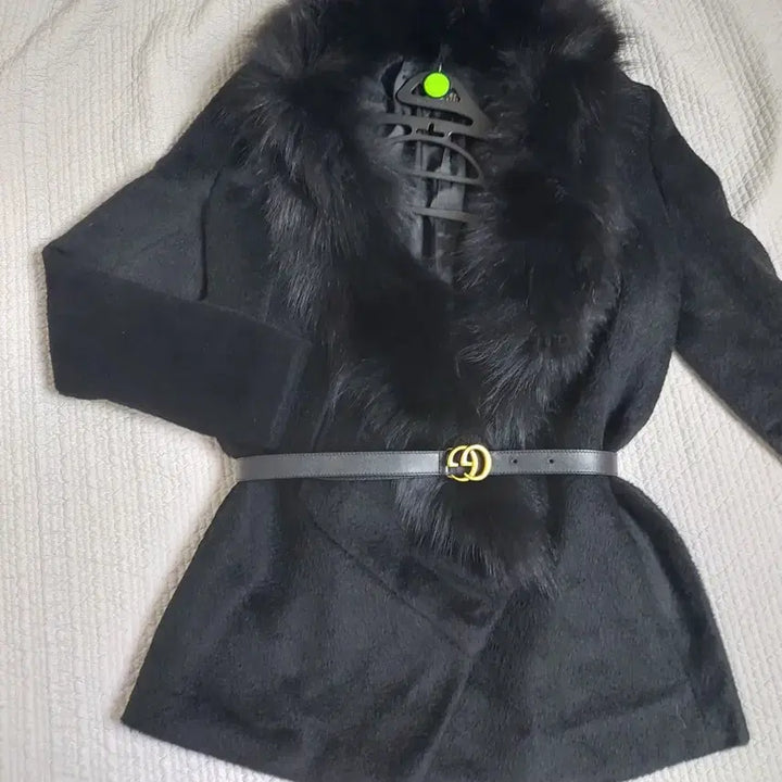 [BUNJANG] Mojo S. Phine Alpaca Fox Fur Coat (Size 55) / 모조에스핀 수리알파카폭스퍼코트55