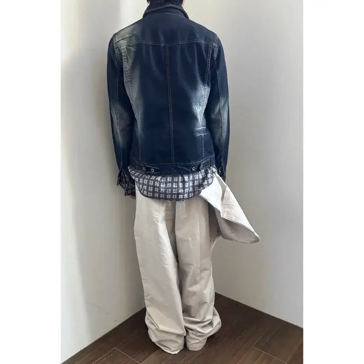 [BUNJANG] Nicole Club Denim Jacket / 니콜클럽 데님 자켓