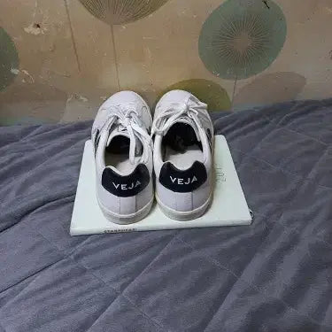 [BUNJANG] VEJA V10 Leather Sneakers (White, 280mm) / VEJA V10 가죽 스니커즈