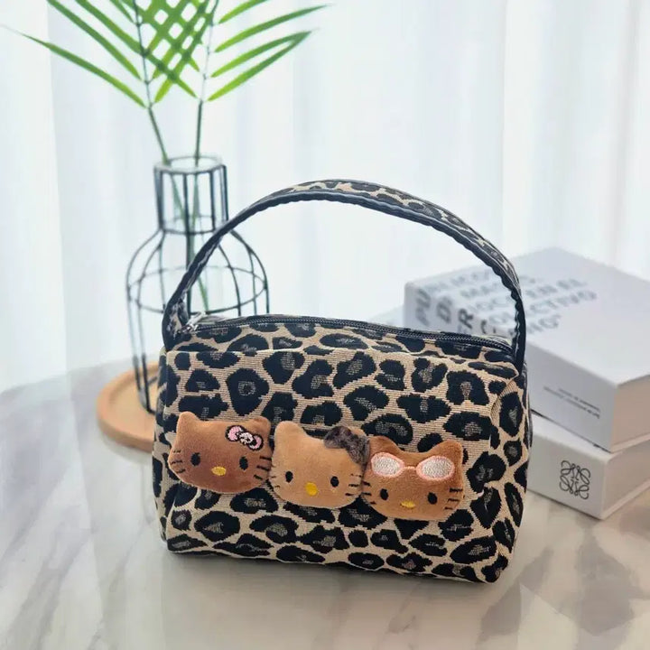 [BUNJANG] Leopard Kitty Bag / 레오파드호피키티가방