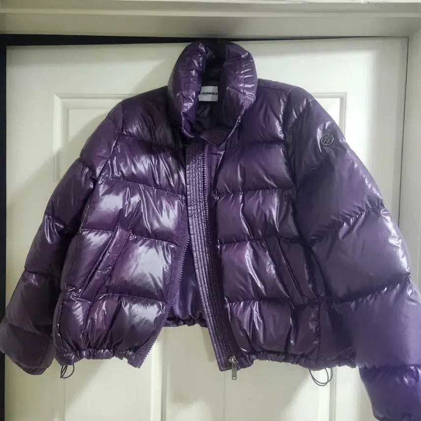 [BUNJANG] Karl Lagerfeld Purple Puffer Jacket / 지금결제시 이가격 내일바로올림 칼 라거펠트 퍼플 푸퍼 패딩