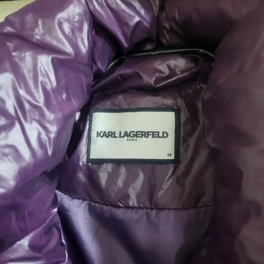 [BUNJANG] Karl Lagerfeld Purple Puffer Jacket / 지금결제시 이가격 내일바로올림 칼 라거펠트 퍼플 푸퍼 패딩