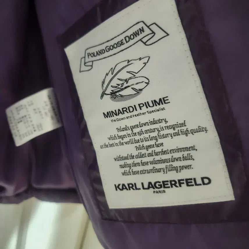 [BUNJANG] Karl Lagerfeld Purple Puffer Jacket / 지금결제시 이가격 내일바로올림 칼 라거펠트 퍼플 푸퍼 패딩