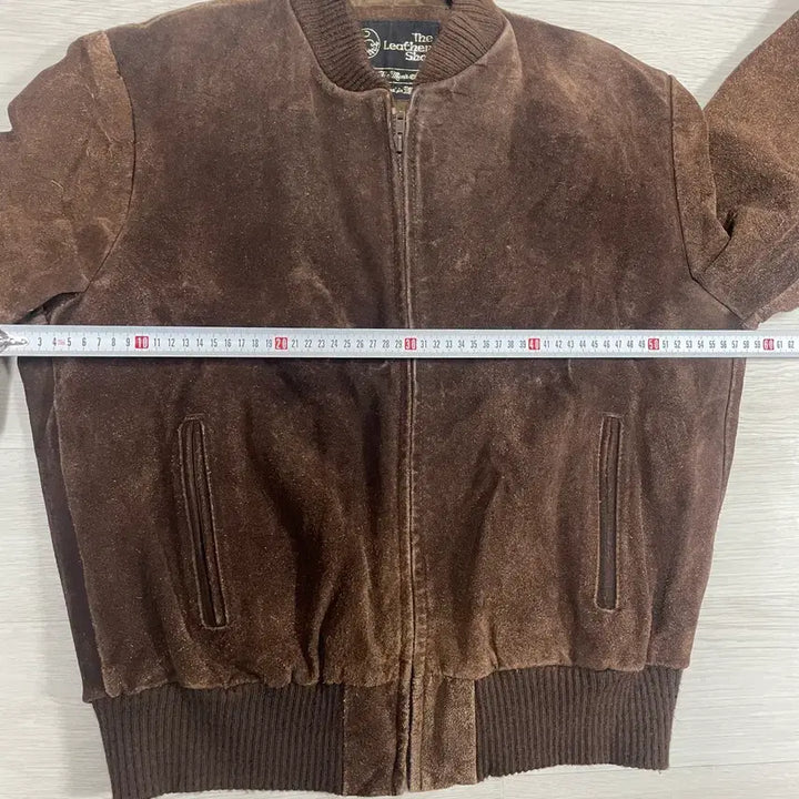 [BUNJANG] Sears Suede Bomber Leather Jacket / Sears 스웨이드 봄버 가죽자켓 블루종