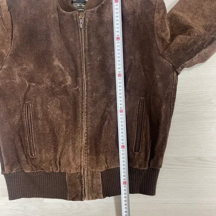 [BUNJANG] Sears Suede Bomber Leather Jacket / Sears 스웨이드 봄버 가죽자켓 블루종