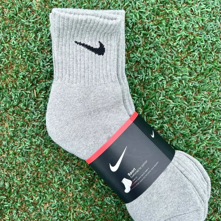 [BUNJANG] Sports Socks - Black, White, Gray - Bundle Set / 스포츠양말