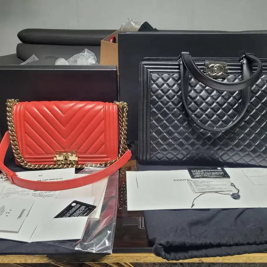 [BUNJANG] Chanel Boy Tote Bag / 샤넬 보이백의 큰아버지 보이토트