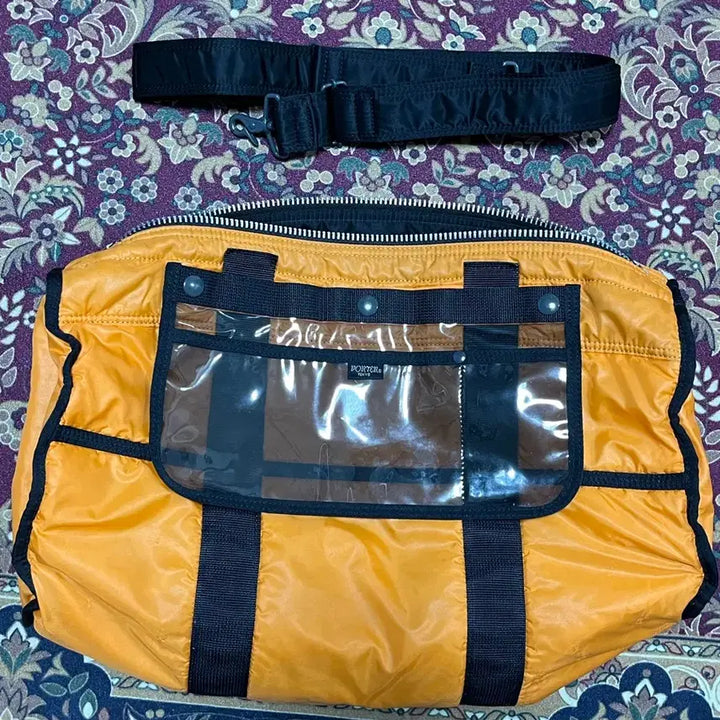 [BUNJANG] Porter Yoshida Tanker 2-Way Boston Bag Black S / Porter 요시다 포터 탱커 2way 보스턴백 더플백 블랙 s