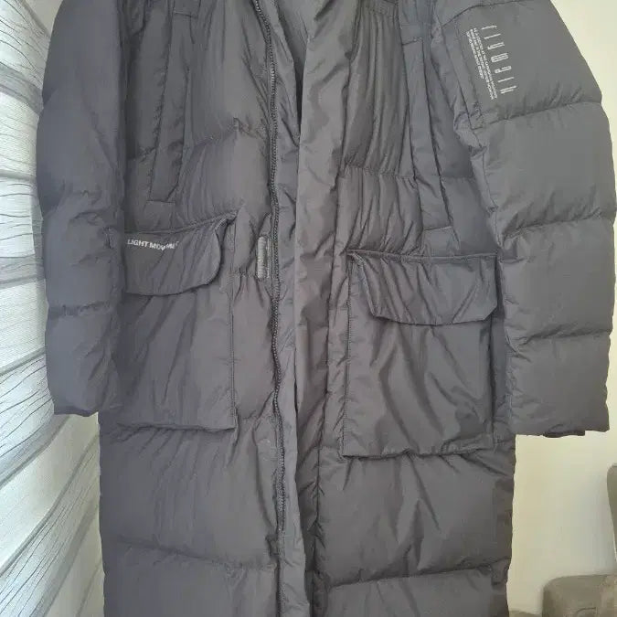 [BUNJANG] K2 Goose Down Long Padded Coat (Black) - Men's / K2 거위털 롱패딩 블랙 95 남성용