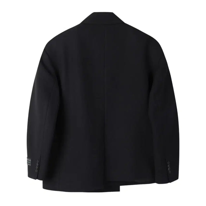 [BUNJANG] Manteaco Double Pea Coat Black / [M] 래코드 만테코 더블 피코트 블랙