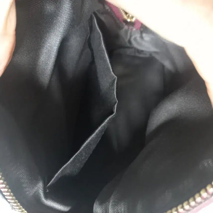 [BUNJANG] Leopard Pattern Burgundy Mini Bag / 레오파드 패턴 버건디 미니백