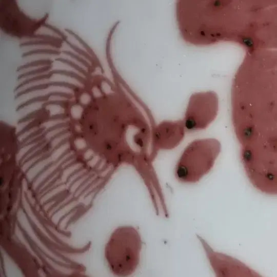 [BUNJANG] Antique Chinese Ceramic Vase / 유리홍 고도자 담수.어문 호 높26 지름34센 중국도자기 오래된 골통품