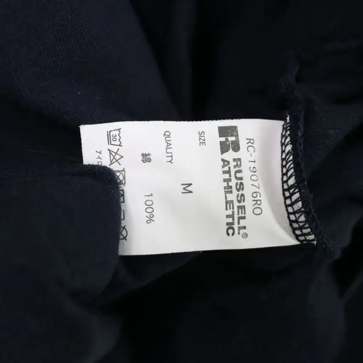 [BUNJANG] Seventeen Russell Athletic Half-Zip Sweatshirt Navy / 러셀(Russell Athletic) 반집업 맨투맨 네이비