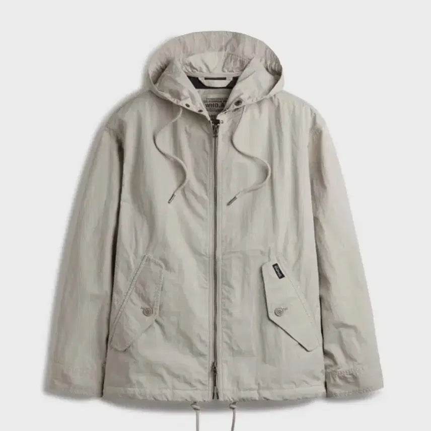 [BUNJANG] Who.A.U Hooded Jacket (L) - Beige / 후아유 후드 자켓 L(100) 판매