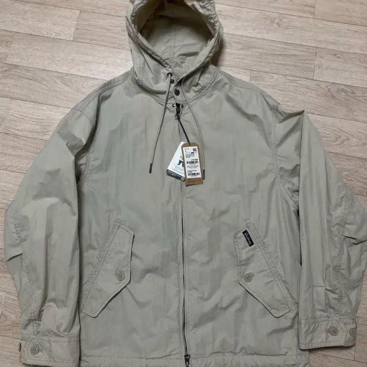 [BUNJANG] Who.A.U Hooded Jacket (L) - Beige / 후아유 후드 자켓 L(100) 판매