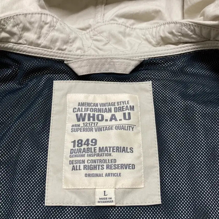 [BUNJANG] Who.A.U Hooded Jacket (L) - Beige / 후아유 후드 자켓 L(100) 판매