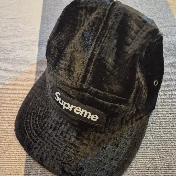 [BUNJANG] Supreme Camp Cap Black / 슈프림 캠프캡 모자 블랙