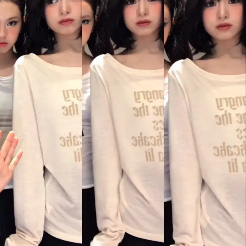 [BUNJANG] LockeCake Punk Mesh Top / 락케이크 롱슬리브 펑크 매쉬 탑 기본티 블랙 에이블리