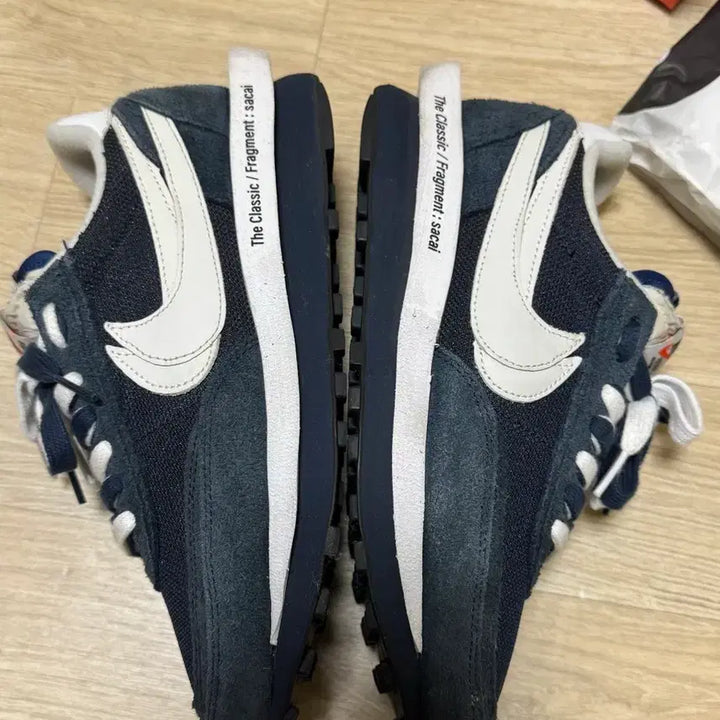 [BUNJANG] Nike x Sacai x Fragment LDWaffle Blackened Blue Sneakers / 나이키x사카이x프라그먼트 LD와플 블랙콘드 블루