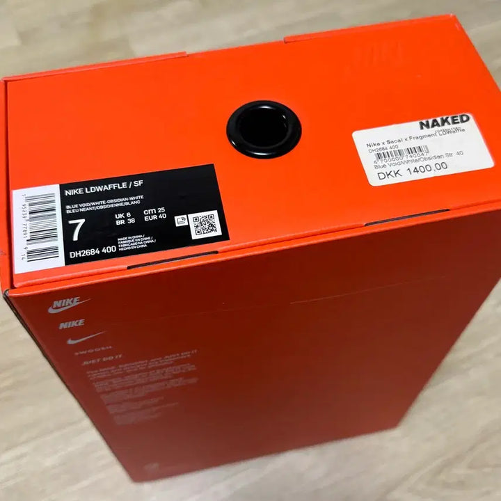 [BUNJANG] Nike x Sacai x Fragment LDWaffle Blackened Blue Sneakers / 나이키x사카이x프라그먼트 LD와플 블랙콘드 블루