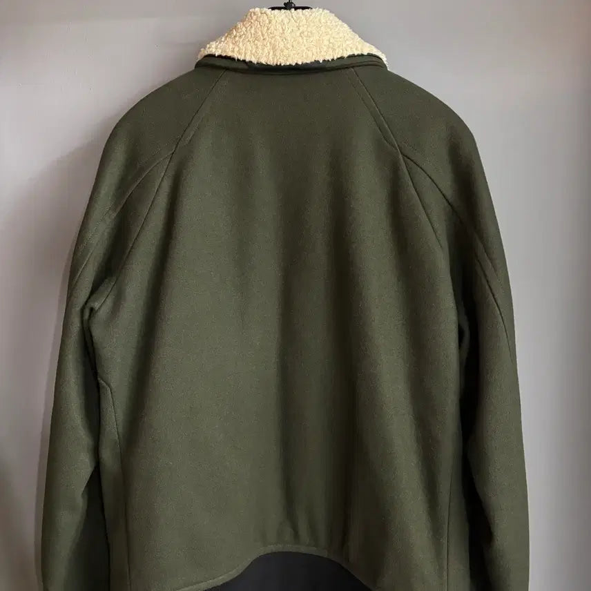 [BUNJANG] Theory Sherpa Fur Collar Zip-up Coat Jacket / Theory띠어리 뽀글이 퍼 카라 집업 코트 자켓