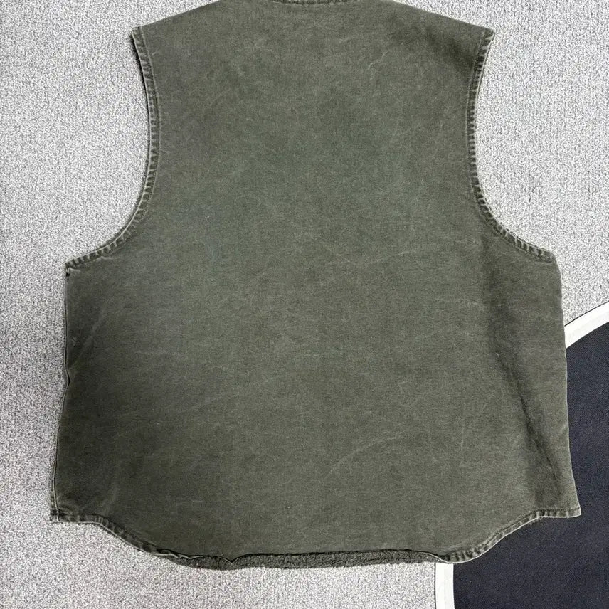 [BUNJANG] Carhartt Work Washing Vest Charcoal / [OS] 칼하트 워크 워싱 베스트 빈티지 차콜