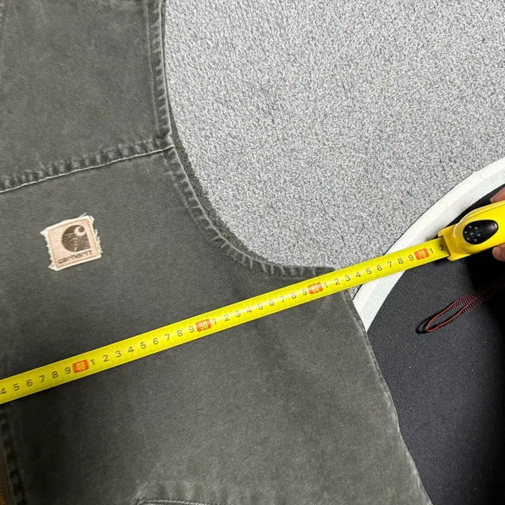 [BUNJANG] Carhartt Work Washing Vest Charcoal / [OS] 칼하트 워크 워싱 베스트 빈티지 차콜