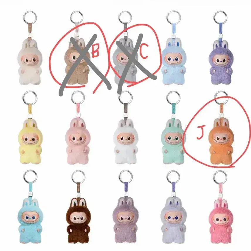 [BUNJANG] Lapubu 4th Gen J Popmart Figure / 라부부4세대 (A-M)/ J 팝니다~(정품)