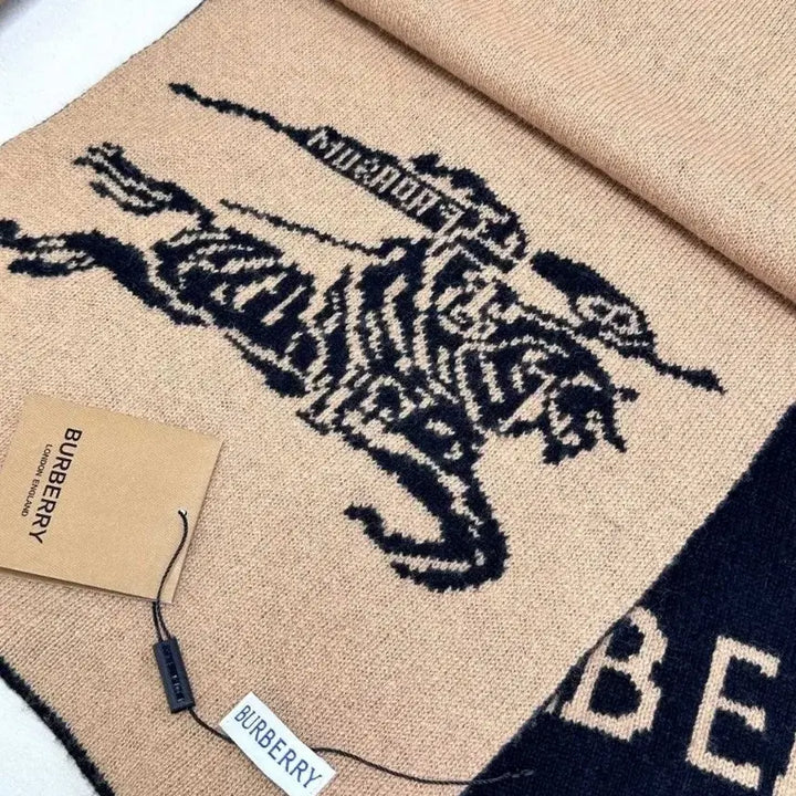 [BUNJANG] Burberry Black Reversible Scarf / 버버리 블랙 양면 머플러 스카프