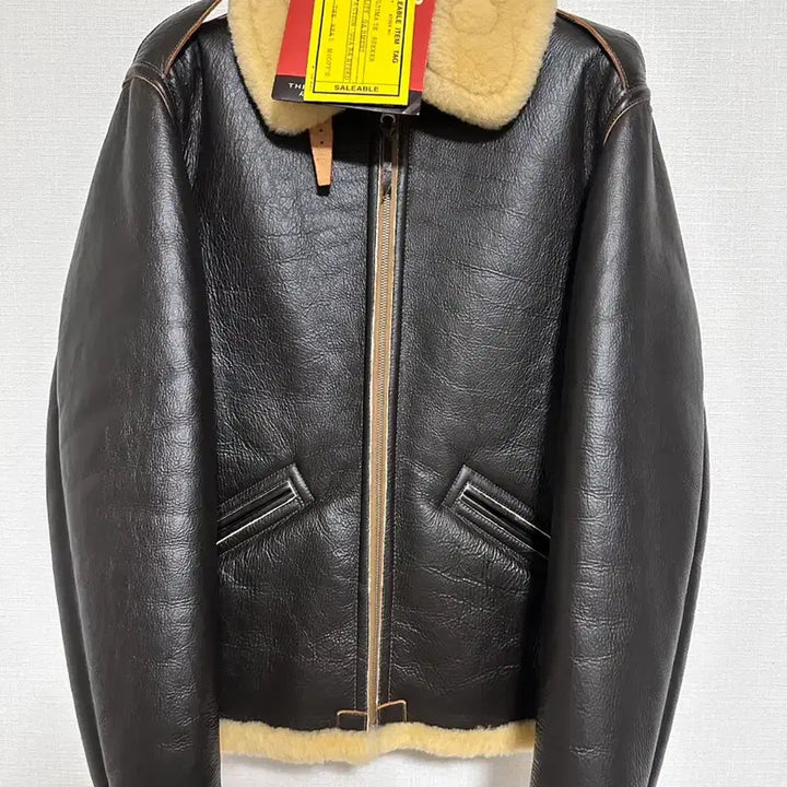 [BUNJANG] Real McCoy B-6 Leather Shearling Jacket / [38] 리얼맥코이 B-6 B6 무스탕 무통