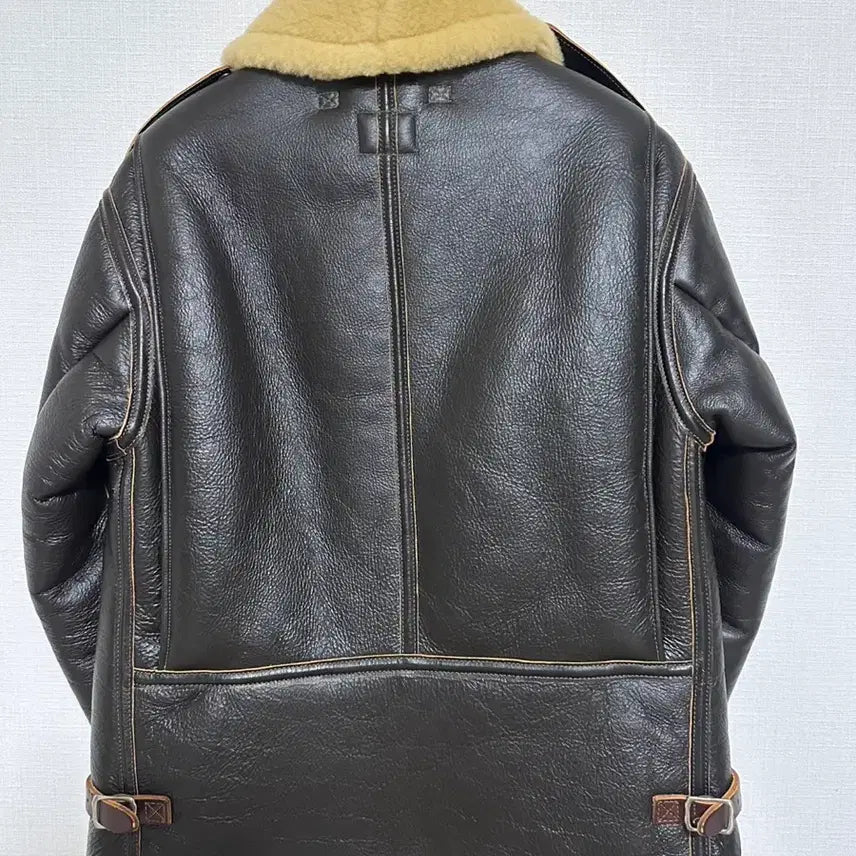 [BUNJANG] Real McCoy B-6 Leather Shearling Jacket / [38] 리얼맥코이 B-6 B6 무스탕 무통