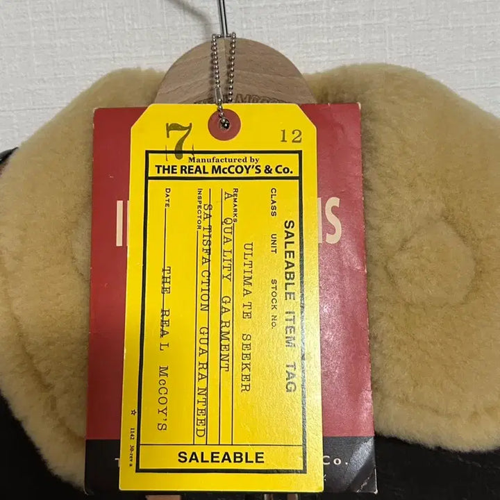 [BUNJANG] Real McCoy B-6 Leather Shearling Jacket / [38] 리얼맥코이 B-6 B6 무스탕 무통