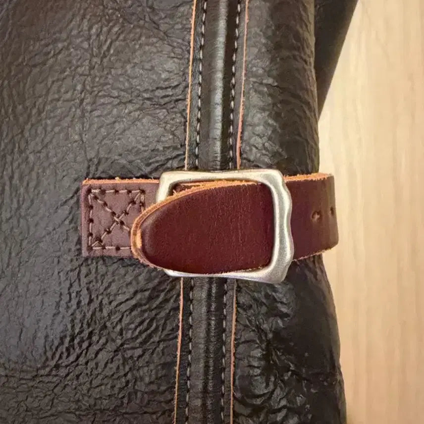 [BUNJANG] Real McCoy B-6 Leather Shearling Jacket / [38] 리얼맥코이 B-6 B6 무스탕 무통