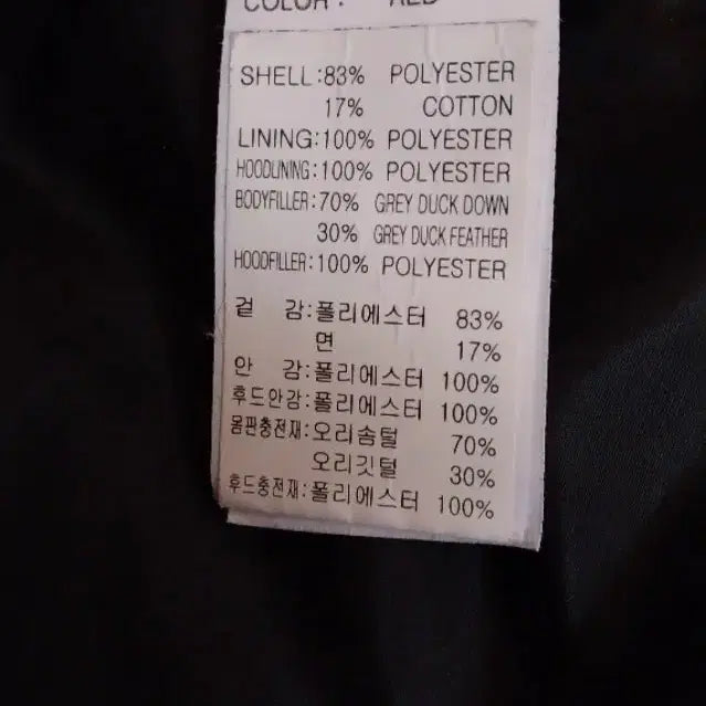 [BUNJANG] Guess Pink Long Padded Jacket / 게스 레드색 롱패딩 점퍼