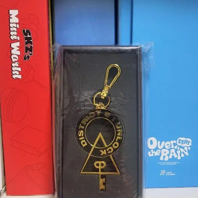 [BUNJANG] Stray Kids District 9 Unlock Logo Keyring / 레어)스키즈 디스트릭9언락로고키링 일본온라인복권